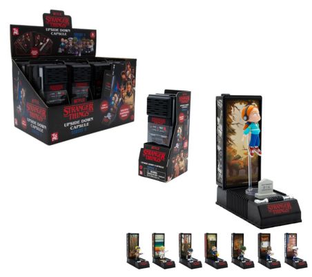 YUME STRANGER THINGS Set Mini Action Figures e sorprese multiple – In espo da 8pz – In Blind Box a forma di Walkie Talkie 7ass…x8…x16